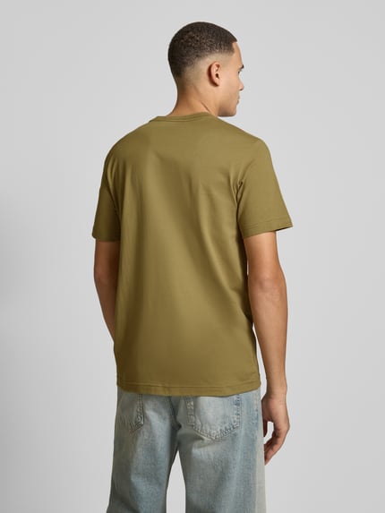 Calvin Klein Jeans T-shirt met labelprint Olijfgroen - 5