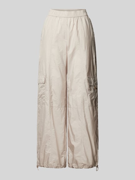 Raffaello Rossi Wide Leg Cargohose mit elastischem Bund Modell 'PASCALE' Sand 2