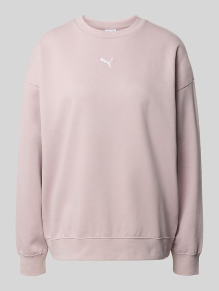 PUMA oversized bluza z mieszanka bawełny model 'ESS OVERSIZED' ' Różowy 2