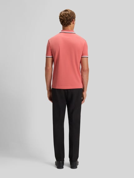 BOSS Green koszulka polo o kroju regular fit z czystej bawełny model 'PADDY' Koralowy 5