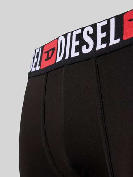 Diesel Trunks mit Logo-Stitching Modell 'Max' im 3er-Pack Black 2