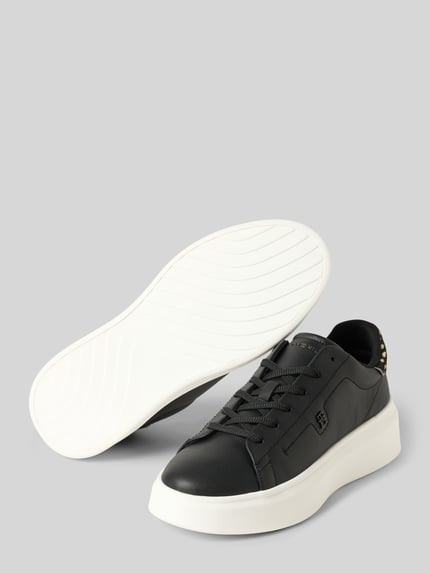 Tommy Hilfiger Low Top Sneaker aus echtem Nappaleder Black 4