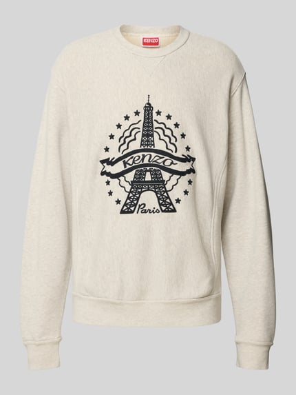 Sweatshirt mit Label-Prägung Shop The Look MANNEQUINE