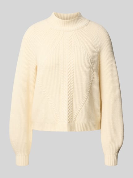 ONLY Regular Fit Pullover mit Strukturstrick Offwhite 1