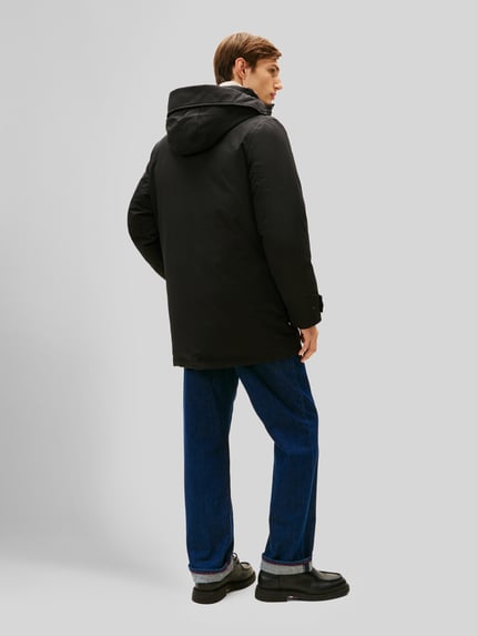 Tommy Hilfiger Daunenjacke mit Kapuze Modell 'ROCKIE DOWN PARKA' Black 4