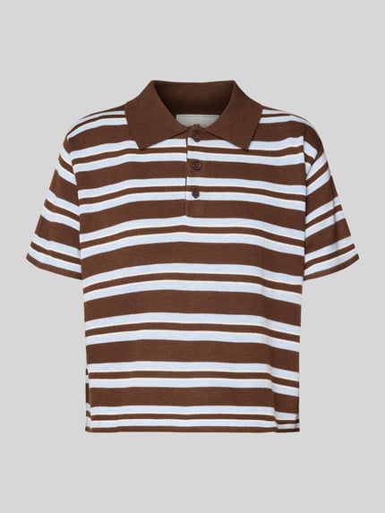 Koszulka polo o kroju regular fit z dodatkiem wełny model „Mulann” Shop The Look MANNEQUINE