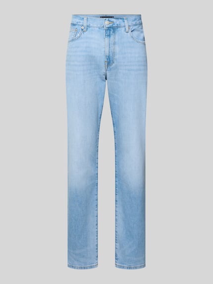 Tommy Hilfiger Slim Straight fit Jeans van katoenmix Jeansblauw - 2