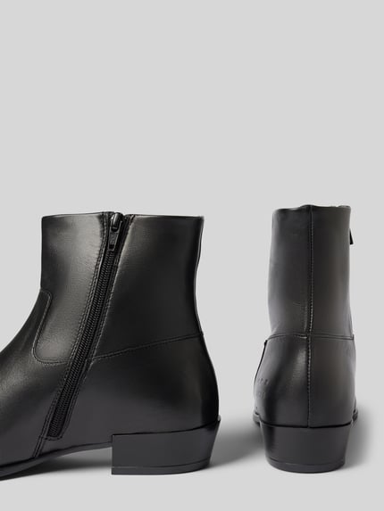 Copenhagen Stiefeletten aus Leder mit Reißverschluss Black 2
