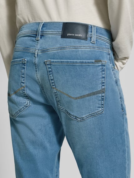 Pierre Cardin Regular Fit Jeans im 5-Pocket-Design Modell 'Lyon' Hellblau 3