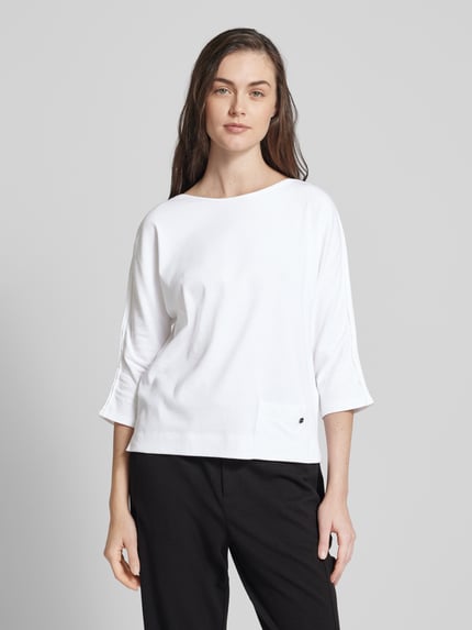 Marc Cain Longsleeve met 3/4-mouwen Wit - 4