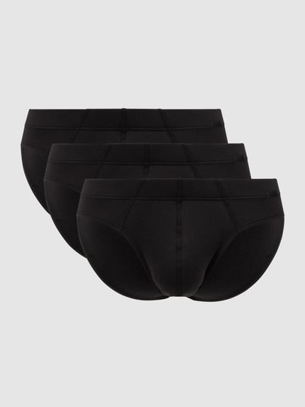 Jockey Slip mit Stretch-Anteil im 3er-Pack  Black 1