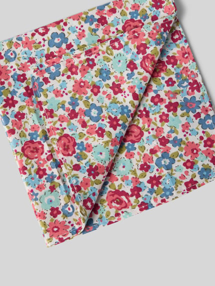 Prince Bowtie Fliege und Einstecktuch im Set Pink 3