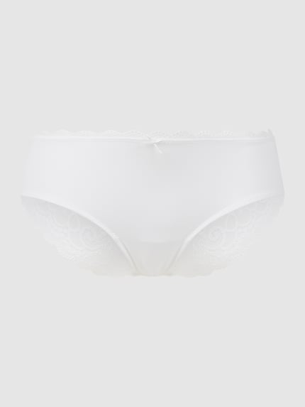 Mey Heupslip met kanten inzet Wit - 2