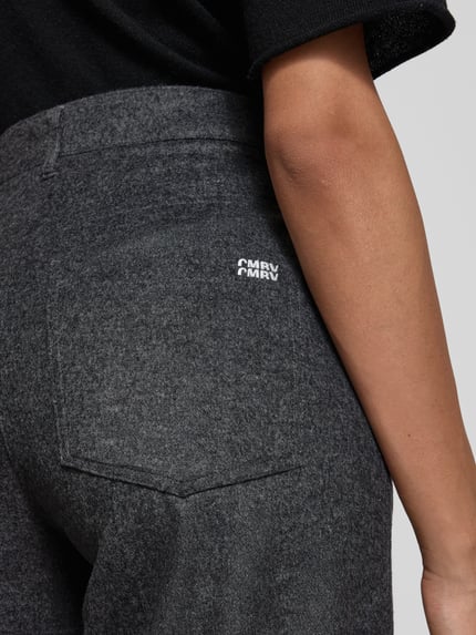 CAMBIO Stoffhose mit Gesäßtaschen Modell 'ADRIENNE' Anthrazit 3
