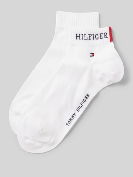 Tommy Hilfiger Sneaker-Socken aus Baumwoll-Mix im 2er-Pack Weiss 1