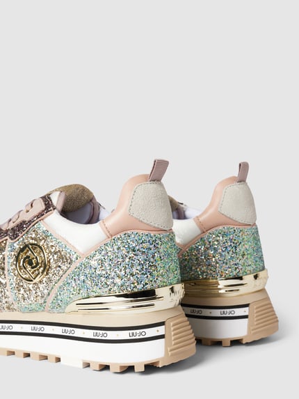 Liu Jo Sneakers met pailletjes Goud gemêleerd - 3