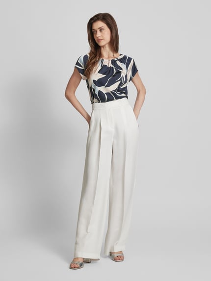 Betty Barclay Bluse mit Allover-Muster Marine 1