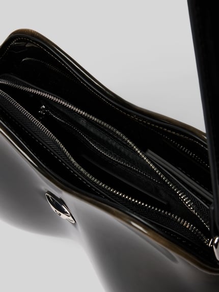 Diesel Schoudertas met logo-applicatie Zwart - 5