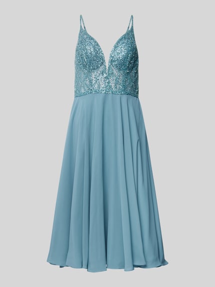 Hey Kyla Cocktailkleid mit Perlen- und Ziersteinbesatz Aqua 2