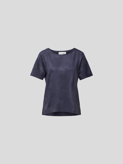 Juvia T-shirt met boothals Donkerblauw - 2