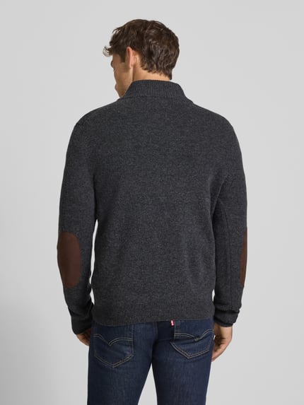 Barbour 'Regular fit' schipperstrui van pure wol Antraciet - 5