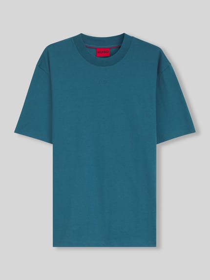 HUGO Regular Fit T-Shirt aus reiner Baumwolle Modell 'Dapolino' Ocean 2