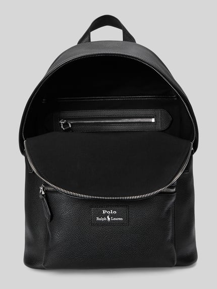 Polo Ralph Lauren Rucksack aus echtem Rindsleder Black 4