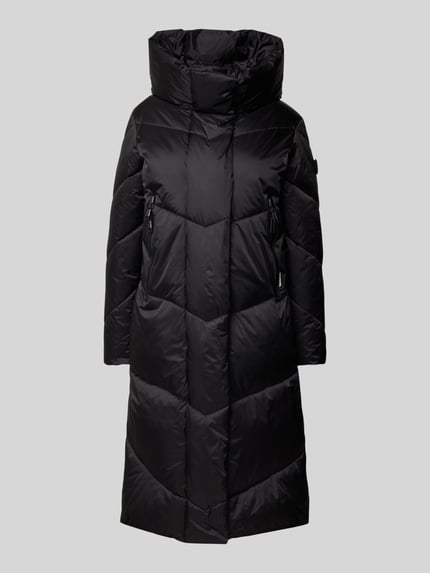 khujo Steppmantel mit Stehkragen Modell 'MANELIA' Black 2