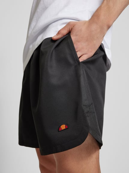 ellesse Relaxed Fit Shorts mit Logo-Badge Modell 'EAMES' Black 3