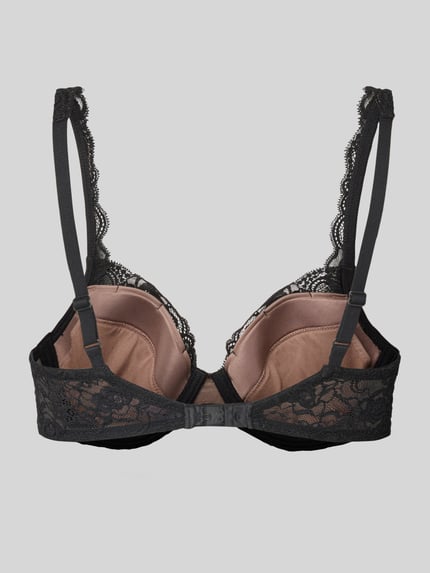 Marie Jo Push-up-bh van kant, model 'Cyrile' Metallic zwart - 3