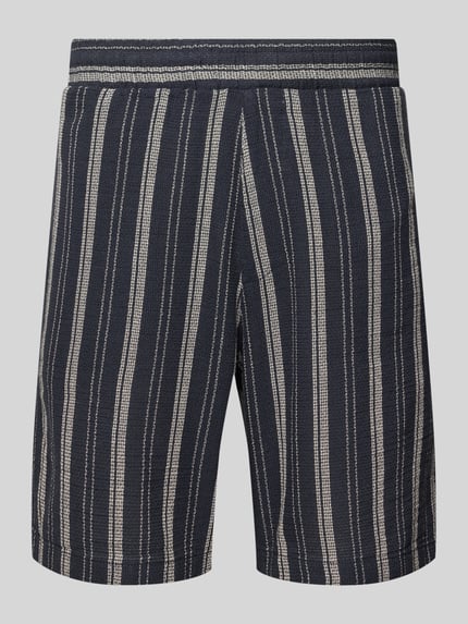 Shorts mit elastischem Bund und Logo-Detail Shop The Look MANNEQUINE