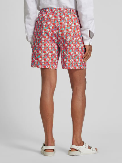 Lyle & Scott Shorts mit floralem Muster Rot 5
