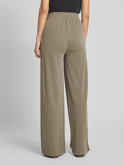 Jake*s Casual Flared Hose mit elastischem Bund Lind 5