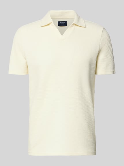 Regular Fit Poloshirt aus Baumwoll-Mix Shop The Look MANNEQUINE