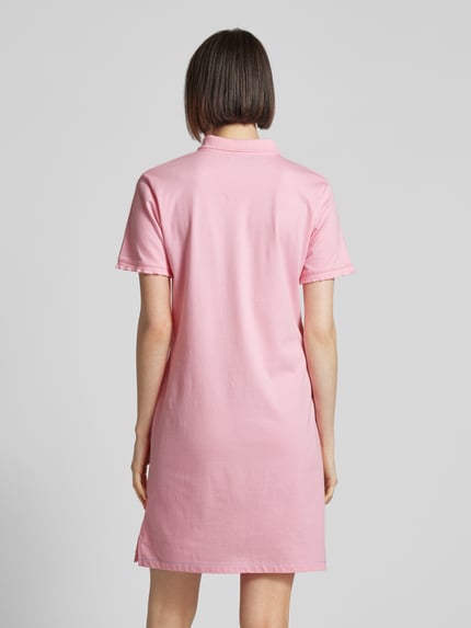 Frieda & Freddies Polokleid mit Motiv-Stitching Rosa 5
