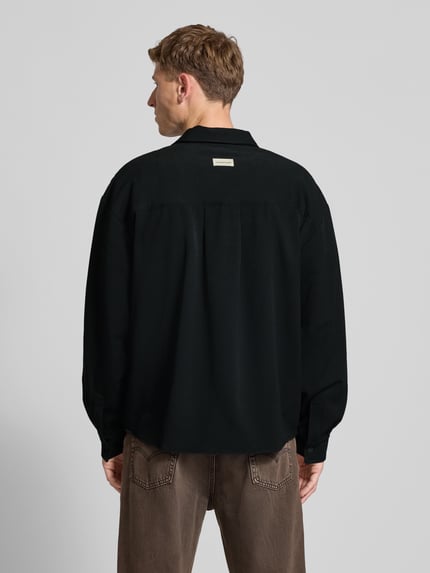 Don´t Waste Culture Regular Fit Overshirt mit Viskose-Anteil Modell 'Takinoma' Black 5