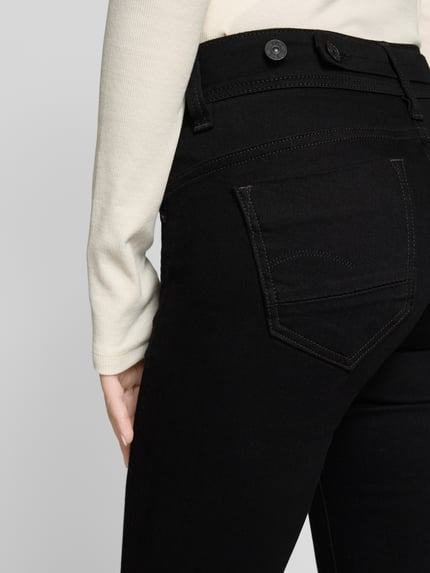 G-Star RAW Skinny Fit Jeans mit 5-Pocket-Design Modell 'Midge' Black 3