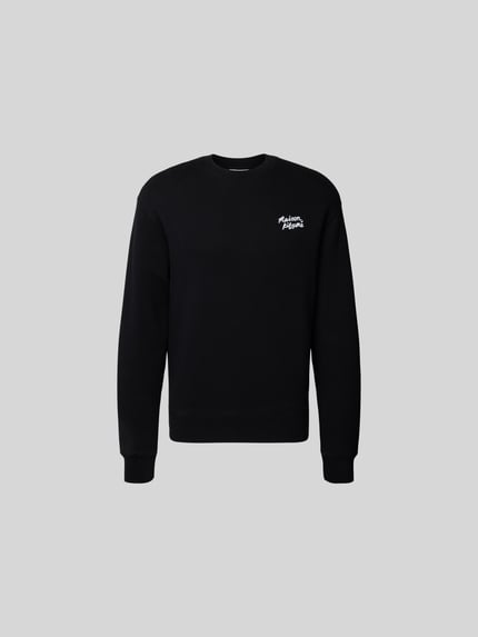 MAISON KITSUNÉ Bluza z wyhaftowanym logo Czarny 2