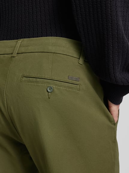 ONLY & SONS Stoffhose mit französischen Eingrifftaschen Modell 'FREE' Oliv 3