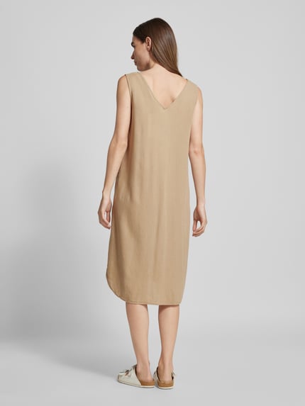 Kaffe Minikleid aus Viskose-Leinen-Mix Modell 'milia' Taupe 5