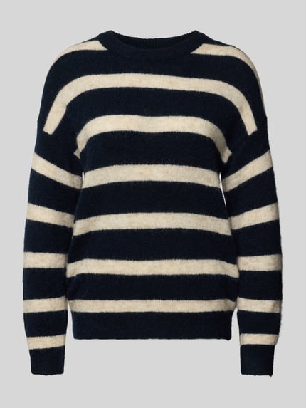 Sweter z dzianiny z dodatkiem wełny model ‘Festina’ Shop The Look MANNEQUINE