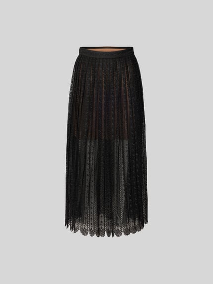 Midirok van bloemenkant Shop The Look MANNEQUINE