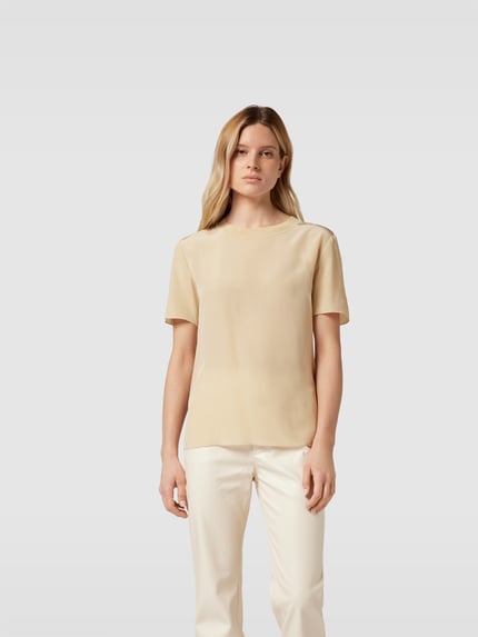 Joseph Blouseshirt van viscosemix Lichtgeel - 4