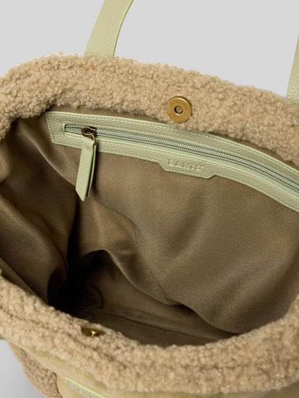 Barts Tote Bag mit Label-Detail Modell 'Aedey' Hellgruen 5