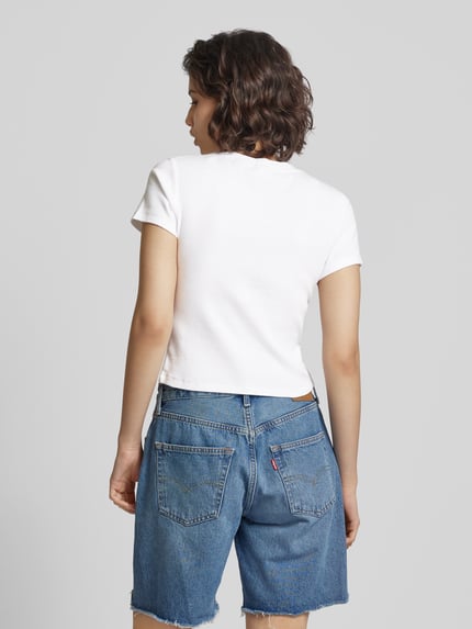 Levi's® T-shirt z nadrukiem z logo model ‘ESSENTIAL SPORTY’ Biały 5