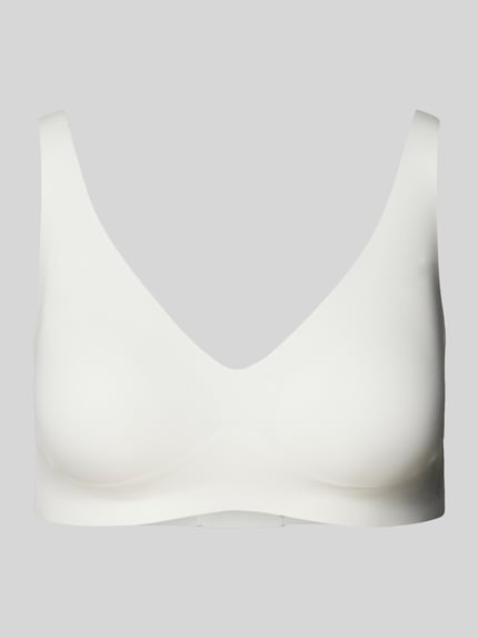 Sloggi Bralette met haakjessluiting, model 'ZERO FEEL 2.0' Offwhite - 1