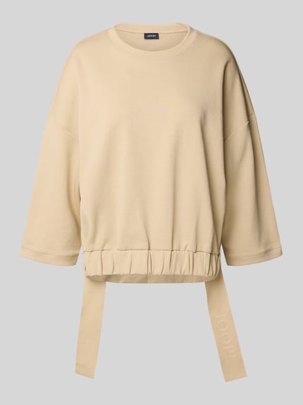 JOOP! Sweatshirt met 3/4-mouwen, model 'CARINA' Beige - 2