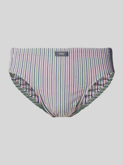 Mey Slip mit Label-Patch Modell 'Jazz Pants' Bleu 1