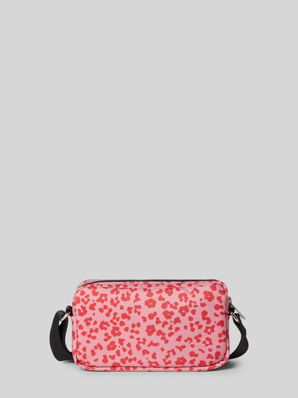 WOUF Shoulder Bag mit Logo-Patch Modell 'Roar' Pink 4