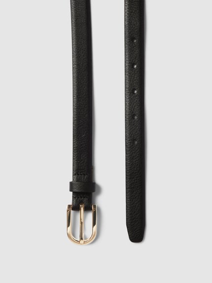 Weinmann Riem met doornsluiting, model 'Nappa Sauvage' Zwart - 3